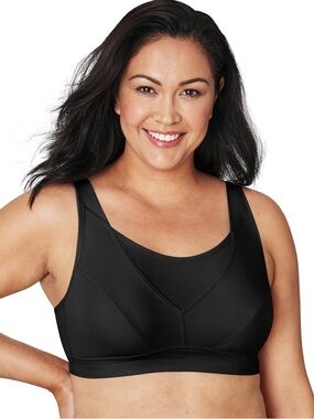 Women S Playtex Bounce Control Wire Free Sports Bra (Black 40D)